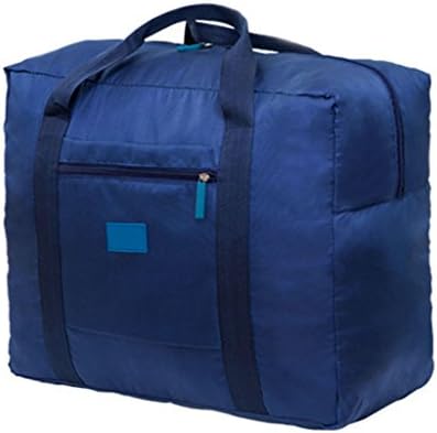 Tasoll Cabin Size Hand Baggage Duffel Holdall Bag Foldaway Luggage Bag Waterproof Tote Bag Waterproof Attach on The Handle Of Suitcase 1 Pcs Blue