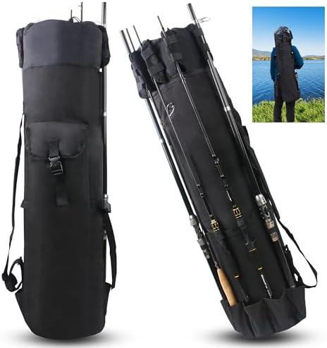 OROOTL Fishing Rod Bag, Fishing Rod Case with Pole Holder Portable Fishing Bag Holds 5 Rods Combos Foldable Fishing Tackle Storage Backpack Carry Organizer Fishing Gift for Men price in Saudi Arabia | OROOTL Fishing Rod Bag, Fishing Rod Case with Pole Holder Portable Fishing Bag Holds 5 Rods Combos Foldable Fishing Tackle Storage Backpack Carry Organizer Fishing Gift for Men price in Saudi Arabia |