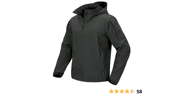 tactical jacket with side zipper