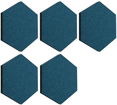 thehaki Sandwich Felt Board Hexagon Type Memo Board (Blue Green_5P)