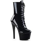 Pleaser Women's Sky-1020 Ankle-High Boot, Black