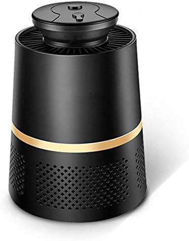 XSSDL Mosquito Killer Mosquito Light Led 360 Degree Violet Photoelectric USB Plug Smart Light Control Quickly Absorb Silent Sleep, Black, 13x13x17CM