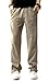 TBMPOY Men's Linen Casual Elastic Loose Fit Straight Pants Yoga Beach Summer Trousers