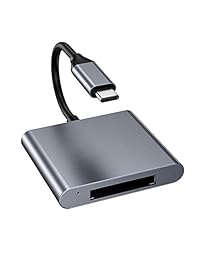 Lector de tarjetas gris.