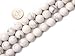 10mm Round White Howlite Beads Strand 15 Inch Jewelry Making Beads