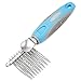 GEEPET Dematting Comb for Cat and Dog – Pet Groomer Rake Brush for Short Long or Matted Hair and Undercoat – Cutting and Removing Dead Matted or Knotted Hair