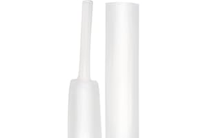 OLIREXD Heat Shrink Tubes, Dual Wall Heat Shrink Tubing 3:1 Ratio Heat Activated Adhesive Glue Lined Marine Shrink Tube Cable Sleeving Wrap Protector Transparent 4Ft Dia(3/8" (9.5mm))