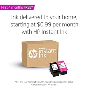 HP DeskJet Plus 4155 Wireless All-in-One Printer, Mobile Print, Scan & Copy, HP Instant Ink Ready, Auto Document Feeder…