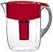 Brita Grand Water Filtration Pitcher, Red