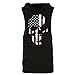 Gym hoodies Men Sleeveless Bodybuilding Muscle Stringer shirt American Skull