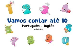 Livro Vamos contar até 10 - Português - Inglês