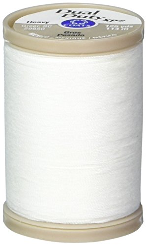 COATS & CLARK Dual Duty XP Heavy Thread, 125-Yard, White