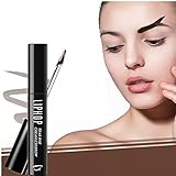 Eyebrow Stain, Peel Off Brow Tint Kit in Dark Brown, Long Lasting Eyebrow Gel #1 8g (Liphop) (Dark Brown)