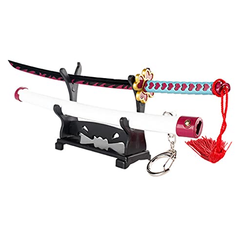 Anime Demon Slayer Sword Figure Keychains Action Figures Statue