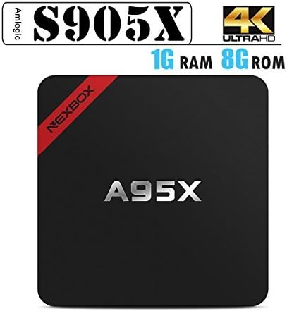 Android TV Box, NEXBOX A95X Amlogic S905X Quad Core 1GB RAM 8GB ROM Support H.265 WiFi HDMI 60FPS 4K Player