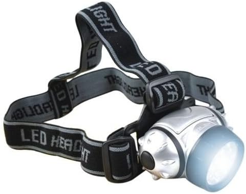 New Super-Bright Head-Lamp 7 LED Adjustable Head-Lamp with Pivoting Light-Head With Three Illumination Modes