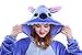 Griong Fit Snug Adult Onesie Costume Pajamas, Unisex Flannel Cosplay Animal One Piece Halloween Sleepwear Homewear Blue