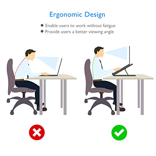 1home Foldable Portable Laptop Stand Adjustable Notebook Holder for Mac Book Tablet