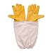 Feekr Professional Beekeeping Gloves Goatskin Anti Bite with Long Sleeve Beekeeper Protective Gloves 18.9 inch,XL