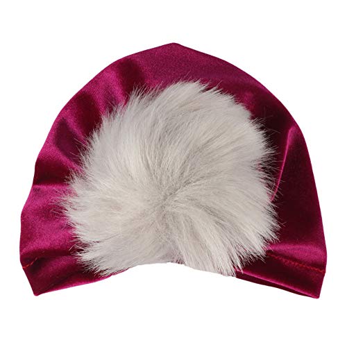 Udolove Baby Headband Set- Girl Soft Turban Knot Rabbit Headwrap Hospital Hat (11pcs Velvet Hairball Set) - Thumbnail 5
