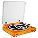Audio-Technica AT-LP60 Fully Automatic Stereo Turntable System (Orange) with Deco Gear Bluetooth Adapter & Morethumb 1