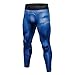 Muscle Killer Men's 2 Pack Compression Pants Cool Dry Sports Tight Leggings (Tag Size XL=US Size M, Snake+Blue)