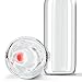 Swing Top Bottles Set of 4 Glass Kombucha Fruit Beverage Beer Liquor 32 Ounces Each Clear Flask Airtight Seal Stopper with Bonus Funnel Included