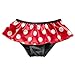 Jastore 3pcs Baby Girls Swimwear Cute Polka Dots Bikini Set Swimsuit