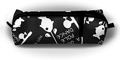 Gotta Love A Good Pole Dance Print Multi-Functional Felt Pouch Zipper Bag Stationery Pencil Pen Case Pencil Case