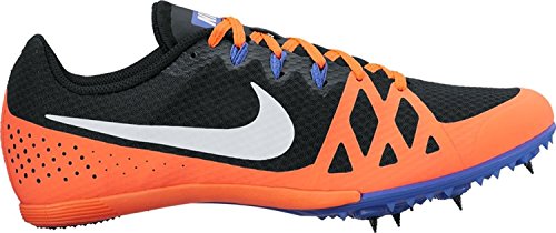 Men's Nike Zoom Rival MD 8 Track Spike Orange, White, Black running shoes Mens 4.5, women 6