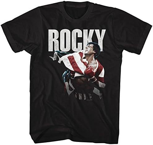Rocky Balboa American Flag T-Shirt (Large)