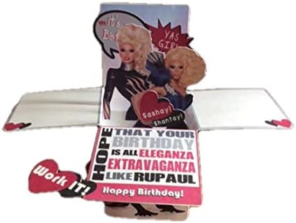TLC Corner- Ru Paul Pop-Up Birthday Card