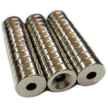 Hmlkeci Magnets 18mm D Disc Countersunk Permanent Magnet Fastener 18mmX3mm,Magnets with Holes,Countersunk Hole 5mm,38N (15pcs)