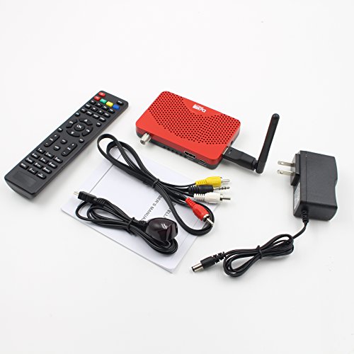 Mini Size 1080P Digital DVB-S2 Satellite Wifi KeyTuner Receiver TV BOX HDMI PVR