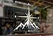 25cm Compass Rose Navigate 4x4 Offroad with Mount Art Vinyl Stickers Funny Decals Bumper Car Auto Computer Laptop Wall Window Glass Skateboard Room