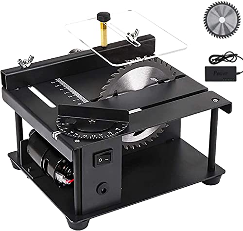 Tragbare Tischkreissäge , DIY-Modell-Tischsäge, tragbarer Säge-Tisch, Schnitttiefe 35mm, mit Winkelführungsschiene… – Bild 3