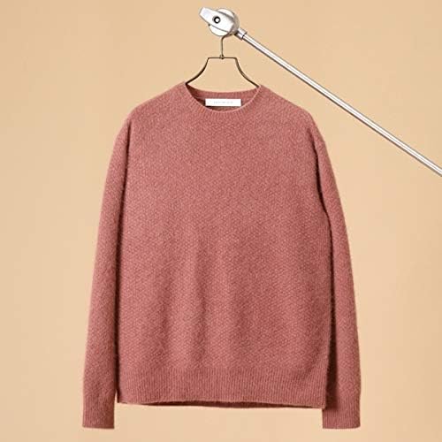Amazon メンズメルローズ ラクーンカノコクルーネックニット 03ピンク L 4 セーター 通販