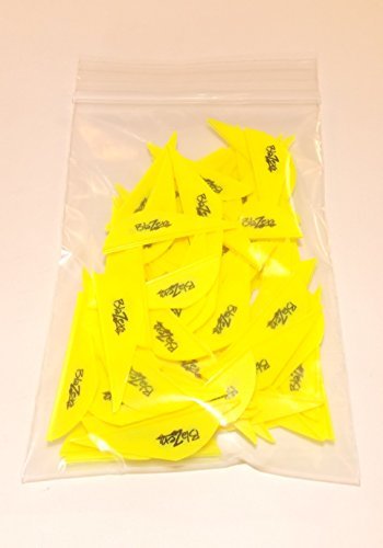 Blazer Arrow Vanes (Bohning) Neon Yellow w/Logo Pkg/50