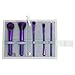 MODA Perfect Mineral 6 pc Makeup Brush Flip Kit, Purple