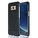 Galaxy S8 Plus Case, Pierre Cardin Galaxy S8 Plus Leather Case Genuine Cowhide Protective Slim Fit Snap on Hard Back Cover for Samsung Galaxy S8 Plus 2017 6.2 inch (Black)