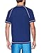 Amazon Essentials Men's Short-Sleeve Quick-Dry UPF 50 Swim Tee, Navy, Medium