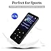 MP3 Player,AMDISI Bluetooth MP3 Player with 2.4'' Large Screen, Slim Portable Music Player with Speaker,Touch Buttons,HiFi Lossless Sound Quality,FM Radio/Recorder,16GB Come with a Wired Headphone