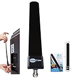 Clear TV Key Digital Indoor Antenna Stick - Pickup More Channels with HDTV Signal Receiver Antena Booster (Number & Quality of Channel Pickup Depends on Living Area)- Full 1080p HD - Easy Installation