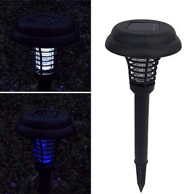 FidgetGear Solar Power LED Mosquito Killer Lamp Outdoor Garden Yard Lawn Decor Lantern