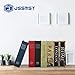 Jssmst Diversion Book Safe with Key Lock, Secret Hidden Book with Safe Inside, Metal Lock Box Fake Book Money Safe High Capacity, 9.5 x 6.2 x 2.2 inches, SM-BS019PN