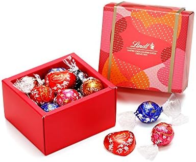 リンツ (Lindt) チョコレート バレンタイン リンドールクラシックギフトボックス 12個入り ショッピングバッグS付