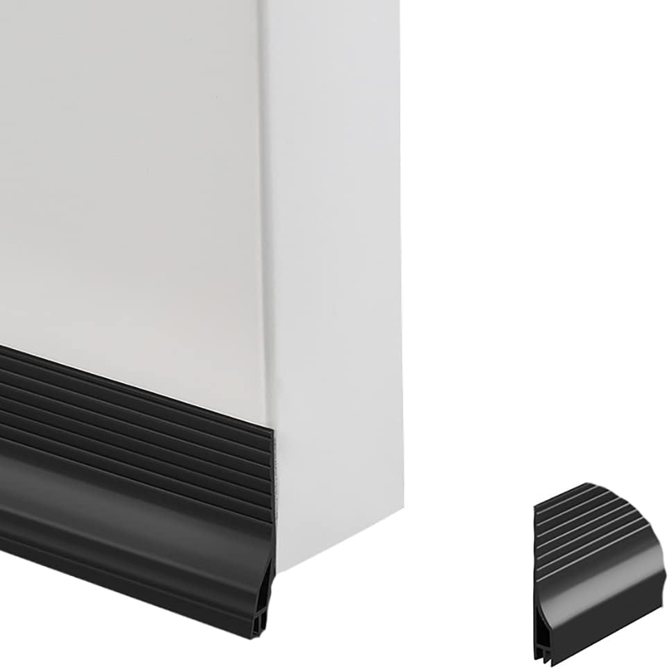 Draft Stoppers - Door Draft Stopper for Bottom of Door Soundproof Dustproof Waterproof Adjustable Length 37