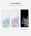 Ringke Dual Easy Full Cover Wing (2 Pack) Screen Protector Designed for Galaxy S20 Ultra (2020)