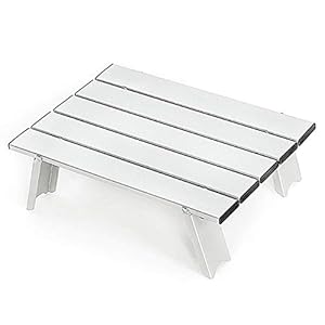 Cikuso Ultralight Tafel Outdoor Vouwen Draagbare Tafel Picknick Tafellamp Aluminium Reizen Tafel Voor Wild Camping