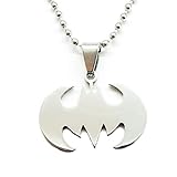 Batman Superhero Pendant Necklace Steel Chain Fashion Stainless Men